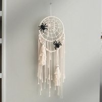 Makramee Geist Spinne Wandbehang - Handgemachtes Halloween Wand Dekor Geschenk U12 Makramee Geist Spinne Wandbehang - Handgemachtes Halloween Wand Dekor Geschenk U12 von BeanDaikon