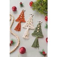 Makramee Weihnachtsbaum Wandbehang, Urlaub Boho Dekor, Weihnachtsgeschenk, Dekoration, Wanddekor X59 von BeanDaikon