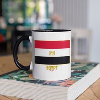Ägypten Flagge Tasse, Kaffeebecher, Tumbler, Reisebecher, Bierdosenhalter Kühler, Wasserflasche von BeanMugs