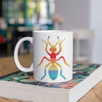 Ameisen Tasse, Retro Kaffeebecher, Insektenkäfer, Becher, Reisebecher, Bierdosenhalter Kühler, Wasserflasche von BeanMugs