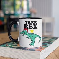 Baum Rex Tasse, Weihnachts Kaffeebecher, Lustige Dinosaurier T Xmas Tumbler, Reisebecher, Bierdosenhalter Kühler, Wasserflasche von BeanMugs