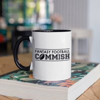 Fantasy Fußball Tasse, Kapsel Kaffeebecher, League Draft Geschenke, Tumbler Reise Tasse Dosenhalter von BeanMugs