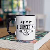 Fischhaltung Und Kaffeebecher, Lustige Fischhalter Aquarium Becher, Reisebecher, Bierdosenhalter Kühler, Wasserflasche von BeanMugs