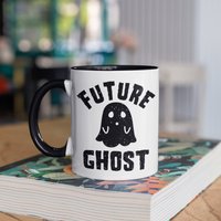 Future Ghost Tasse, Lustige Geister Kaffeebecher, Tumbler, Reisebecher, Bierdosenhalter Kühler, Wasserflasche von BeanMugs