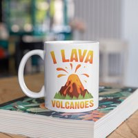 I Lava Volcanoes Tasse, Lustige Volcanologist Kaffeebecher, Vulkanologie, Geologie Becher, Reisebecher, Bierdosenhalter Kühler, Wasserflasche von BeanMugs