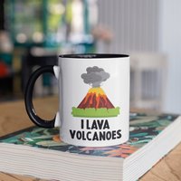 I Lava Volcanoes Tasse, Lustige Vulkan Kaffeebecher, Volcanologist Becher, Reisebecher, Bierdosenhalter Kühler, Wasserflasche von BeanMugs