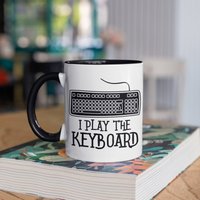 I Play The Keyboard Tasse, Lustiger Computer Kaffeebecher, Coder, Programmierer Tumbler, Reisebecher, Bierdosenhalter Kühler, Wasserflasche von BeanMugs