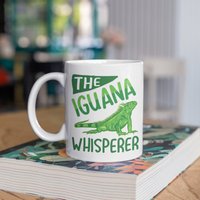 Iguana Flüsterbecher, Lustige Kaffeebecher, Reptil Becher, Reisebecher, Bierdosenhalter Kühler, Wasserflasche von BeanMugs