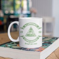 Illuminati Tasse, Conspiracies Theory Kaffeebecher, Tumbler, Reisebecher, Bierdosenhalter Kühler, Wasserflasche von BeanMugs