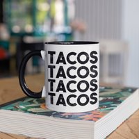 Tacos Tasse, Lustige Taco Kaffeetassen, Becher, Reisebecher, Bierdosenhalter Kühler, Wasserflasche von BeanMugs