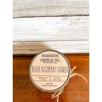 Black Raspberry Vanilla Sojakerze Im Einmachglas Einzigartiges Geschenk von Beanwick