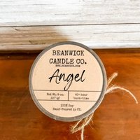 Engel Sojakerze Im Einmachglas Einzigartiges Geschenk von Beanwick