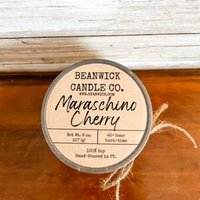 Maraschino Cherry Sojakerze Im Einmachglas Einzigartiges Geschenk von Beanwick