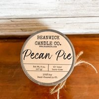 Pecan Pie Sojakerze Im Einmachglas Einzigartiges Geschenk von Beanwick