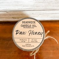 Raw Honey Soja Kerze Im Einmachglas Einzigartiges Geschenk von Beanwick