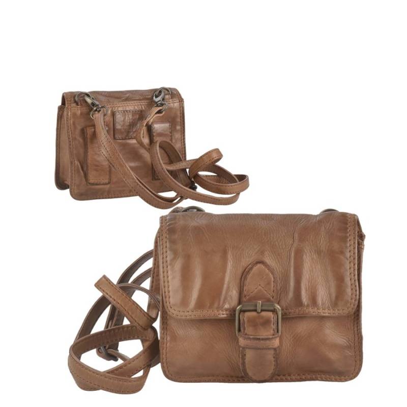 BEAR DESIGN Gürteltasche MIKE "COW LAVATO" cognac von Bear Design
