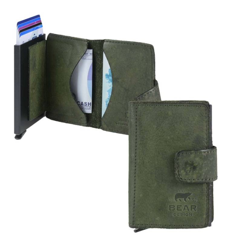 Karten Portemonnaie Slim "Cow Lavato" grün Bear Design CL15254-green von Bear Design