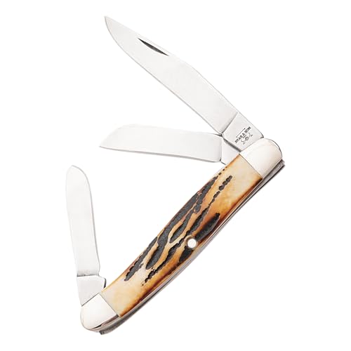 Bear & Son Large Stockman Stag Bone von Bear & Son