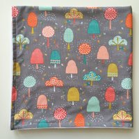 Woodland Baby Decke Graue Baumwollbäume, Weicher Kuschelstoff Woodland Baby Decke Graue Baumwollbäume, Weicher Kuschelstoff von BearCubsStore