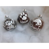 Personalisierte Weihnachtskugel Kugel Mit Pfote Oder Pferdekopf Tierhaarkugel Zum Andenken An Verstorbenes Haustier Erinnerungskugel Personalisierte Weihnachtskugel Kugel Mit Pfote Oder Pferdekopf Tierhaarkugel Zum Andenken An Verstorbenes Haustier Erinnerungskugel von BeasKleinigkeiten