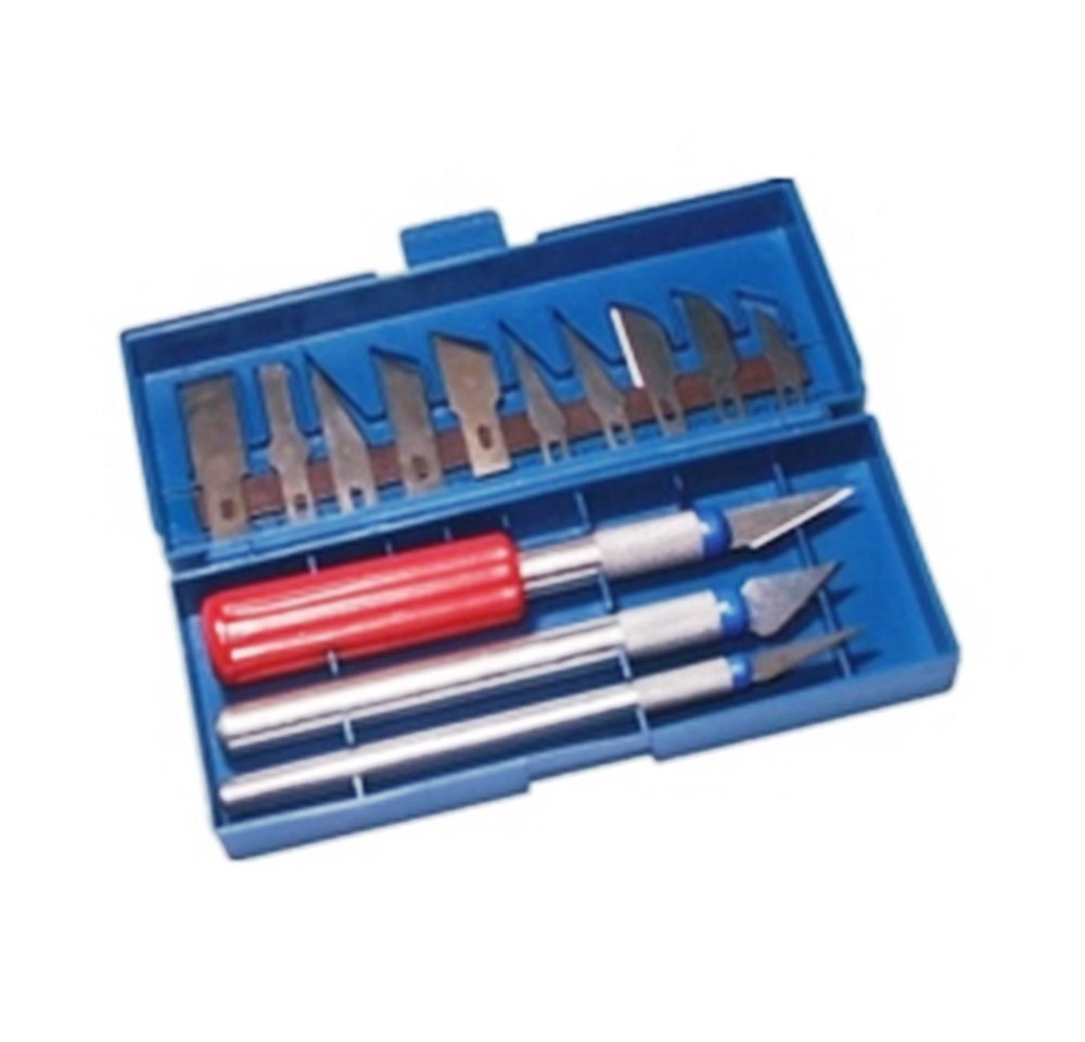 Beast Bastelmesser Bastelmessersatz, Präzisionsmesser Set 16-teilig, (13 St), 13 Klingen, 3 Halterungen von Beast