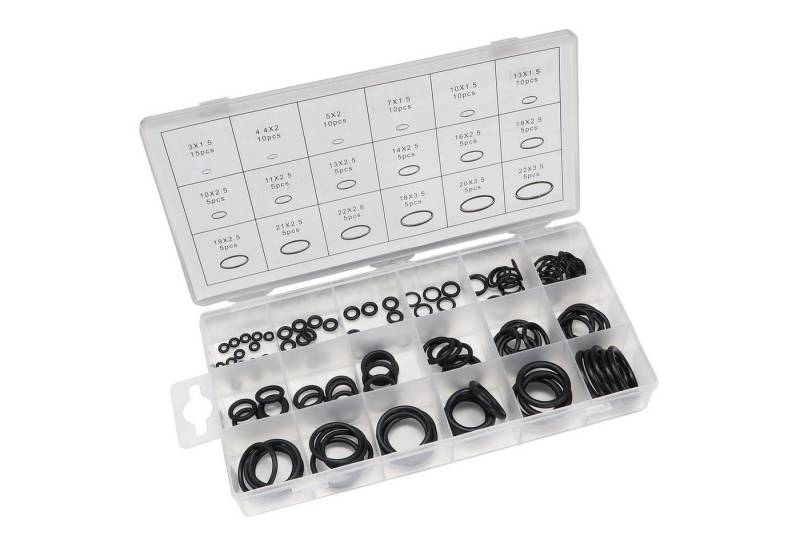 Beast Dichtungsring O-Ringe Dichtringe Dichtungen Sortiment 125 teilig (125-St), 18 Größen, 3-22mm von Beast