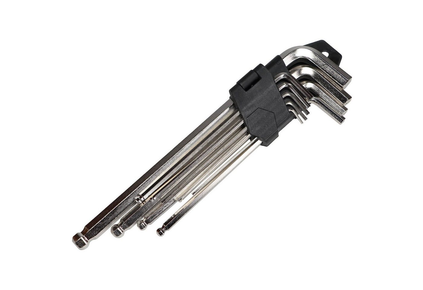 Beast Stiftschlüssel Schlüsselsatz Innensechskant mit Kugelkopf 9 teilig 1,5mm - 10mm von Beast