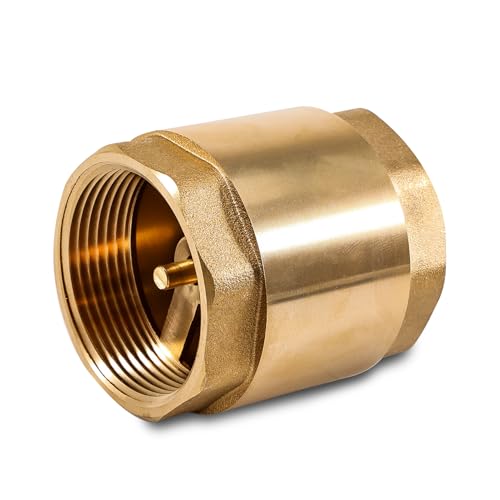 2" Messing Rückschlagventil mit Innengewinde, DN50 Rückflussverhinderer Universal mit beidseitigem Innengewinde, 2 Zoll Vertikales Messing Rückschlagventil, Rückschlagventil Wasser 2" Messing Rückschlagventil mit Innengewinde, DN50 Rückflussverhinderer Universal mit beidseitigem Innengewinde, 2 Zoll Vertikales Messing Rückschlagventil, Rückschlagventil Wasser von Beatific
