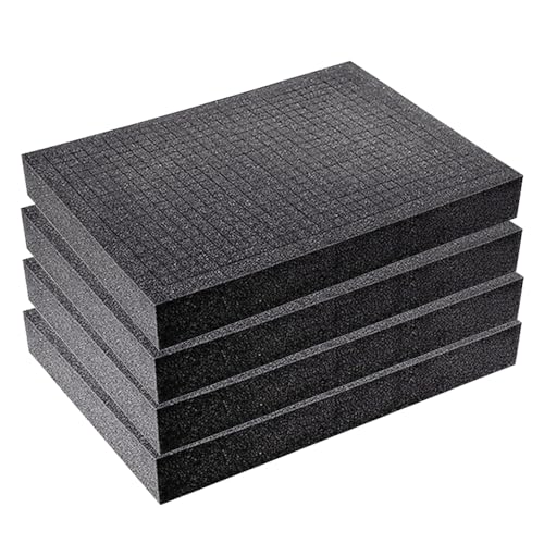Rasterschaumstoff Würfelschaum, 4 Stück 400 x 300 x 50 mm Werkzeugkoffer Kamerakoffer Schaumstoff, Koffereinlage Rasterschaumstoff, Schaumstoffinlay für Schutzkoffer, Werkzeug Rasterschaumstoff Würfelschaum, 4 Stück 400 x 300 x 50 mm Werkzeugkoffer Kamerakoffer Schaumstoff, Koffereinlage Rasterschaumstoff, Schaumstoffinlay für Schutzkoffer, Werkzeug von Beatific