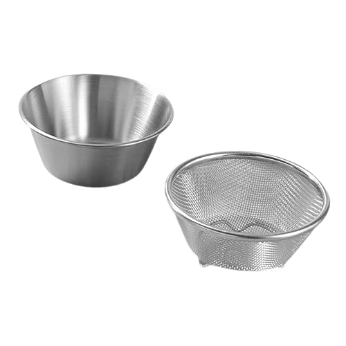 Beatifufu 1 Satz Küchensieb und Schüssel Set Teiliges Sieb Set für Gemüse und Reis Langlebig Spülmaschinengeeignet zum Abtropfen und Waschen von Lebensmitteln von Beatifufu