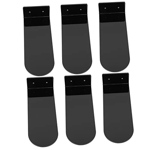Beatifufu 1 Satz Teiliges Wandregale für Sportschuhe Displays für Sneakers und Fußballschuhe Schwarz Hochwertige Acrylmaterialien für Stabile Präsentation und Einfache Montage von Beatifufu