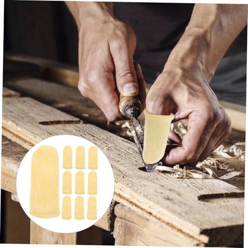 Beatifufu 10 Stück Schnittfeste Fingerlinge mit Daumenschutz Rutschfest Atmungsaktiv Elastisch für Küche Schnitzen Gartenarbeit DIY Schutz bei Handwerk und Montage Beatifufu 10 Stück Schnittfeste Fingerlinge mit Daumenschutz Rutschfest Atmungsaktiv Elastisch für Küche Schnitzen Gartenarbeit DIY Schutz bei Handwerk und Montage von Beatifufu