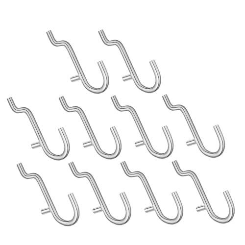 Beatifufu 10 Stück Teiliges Edelstahl Stecktafelhaken Schwerlast Metallhaken für Werkstatt Garage Küche Wandorganisator Werkzeugaufhängung Robust Langlebig Beatifufu 10 Stück Teiliges Edelstahl Stecktafelhaken Schwerlast Metallhaken für Werkstatt Garage Küche Wandorganisator Werkzeugaufhängung Robust Langlebig von Beatifufu