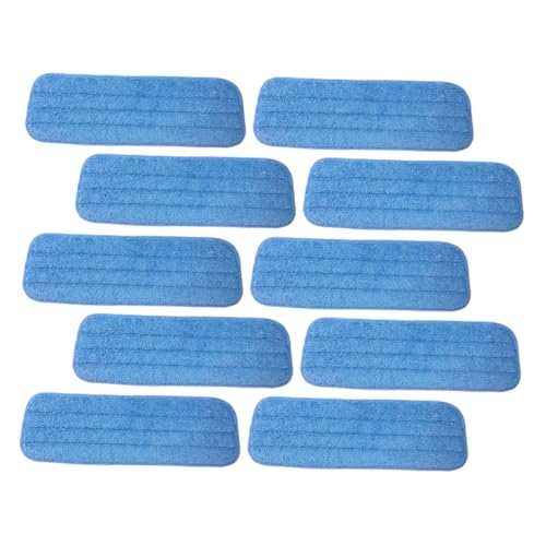 Beatifufu 10 Stück Teiliges Mop-pads Waschbare Mikrofaser Ersatz-moppköpfe Schnellbefestigung Strapazierfähige Wischmopp-pads Für Hartboden Fliesen Reinigung Kompatibel Mit Spray-wischern von Beatifufu