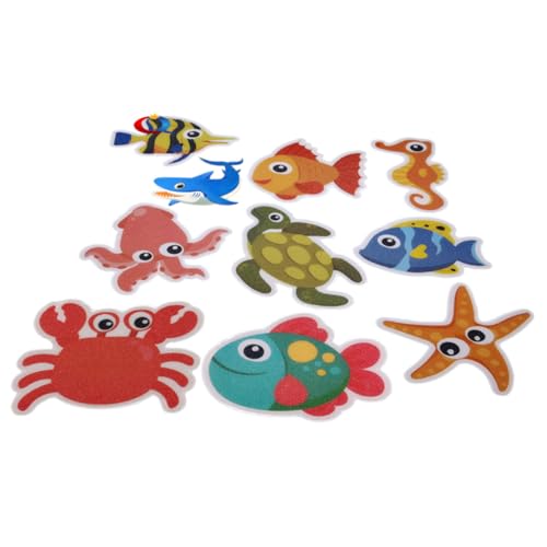 Beatifufu 10 Stück Teiliges Peva Anti rutsch Badewannenaufkleber mit Meeresbewohner Design Selbstklebend Kindersicher für Badezimmer Dusche und Pool Geeignet Beatifufu 10 Stück Teiliges Peva Anti rutsch Badewannenaufkleber mit Meeresbewohner Design Selbstklebend Kindersicher für Badezimmer Dusche und Pool Geeignet von Beatifufu