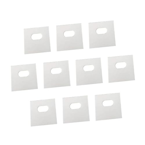 Beatifufu 10 Stück Teiliges Pom Lamellen Jalousien Reparaturaufkleber Transparent Starke Klebkraft Hitzebeständig Passend für Modelle und Farben Langlebig Einfach Anzubringen von Beatifufu