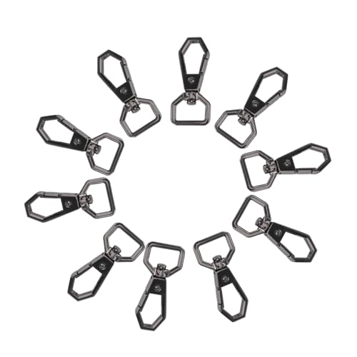Beatifufu 10 Stück Teiliges Swivel Snap Hooks aus Robustem Legierungs Material Drehbare Karabinerhaken für Taschen und Schlüsselbund Rostfrei Verschleißfest Kompakt und Modisch für Alltag Beatifufu 10 Stück Teiliges Swivel Snap Hooks aus Robustem Legierungs Material Drehbare Karabinerhaken für Taschen und Schlüsselbund Rostfrei Verschleißfest Kompakt und Modisch für Alltag von Beatifufu