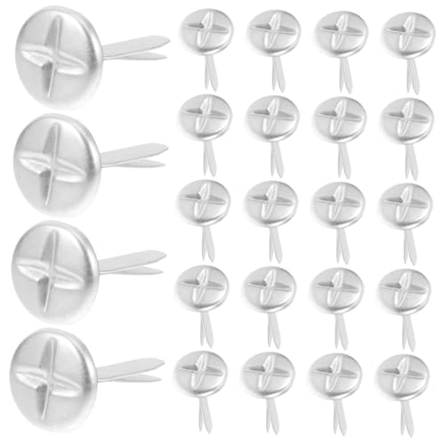 Beatifufu 100 Stück Brads für Basteln Doppelbeinige Papier Nagel klammern mit Rundem Flachkopf Dekorative Scrapbooking Befestigungen für DIY Projekte Stabiler Halt Vielseitig Einsetzbar Beatifufu 100 Stück Brads für Basteln Doppelbeinige Papier Nagel klammern mit Rundem Flachkopf Dekorative Scrapbooking Befestigungen für DIY Projekte Stabiler Halt Vielseitig Einsetzbar von Beatifufu