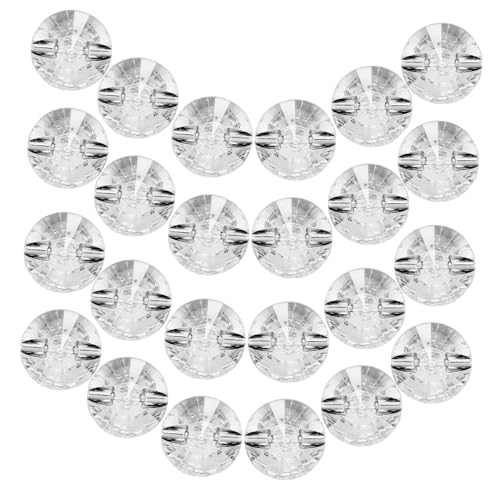 Beatifufu 100 Stück Kristall Polsterknöpfe Transparent Acryl Sofa Kopfteil Dekoration DIY Handwerk Glänzend Elegant für Möbel und Kopfkissen von Beatifufu