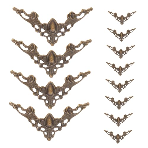 Beatifufu 100 Stück Metall Buch Ecken Schutz Vintage Bronze Eckenschutz für Alben Scrapbooking Foto Dekoration Robuste Eckwinkel für Notizbücher Ordner Beatifufu 100 Stück Metall Buch Ecken Schutz Vintage Bronze Eckenschutz für Alben Scrapbooking Foto Dekoration Robuste Eckwinkel für Notizbücher Ordner von Beatifufu