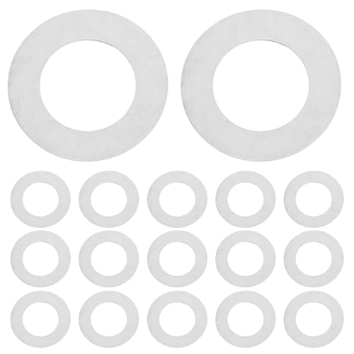 Beatifufu 100 Stück Unterlegscheiben für Türknöpfe Ultrathin Abstandshalter für Möbel und Hardware Einsetzbar Geräuschreduzierend und Platzsparend von Beatifufu
