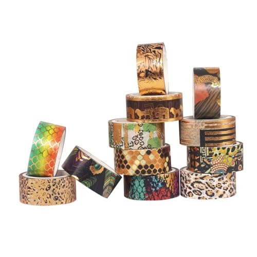 Beatifufu 12 Rollen Washi Tape Tiere Muster Breites Dekoratives Klebeband für DIY Scrapbooking Tagebuch Album Basteln ohne Rückstände Leicht Ablösbar Beatifufu 12 Rollen Washi Tape Tiere Muster Breites Dekoratives Klebeband für DIY Scrapbooking Tagebuch Album Basteln ohne Rückstände Leicht Ablösbar von Beatifufu