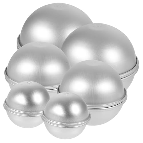 Beatifufu 12 Stück Teiliges Aluminium Halbkugel Formset Hitzebeständig Langlebig mit Vertiefter Formtiefe Glatten Kanten für DIY Badekugeln Kuchen Kerzen und Bastelprojekte Beatifufu 12 Stück Teiliges Aluminium Halbkugel Formset Hitzebeständig Langlebig mit Vertiefter Formtiefe Glatten Kanten für DIY Badekugeln Kuchen Kerzen und Bastelprojekte von Beatifufu