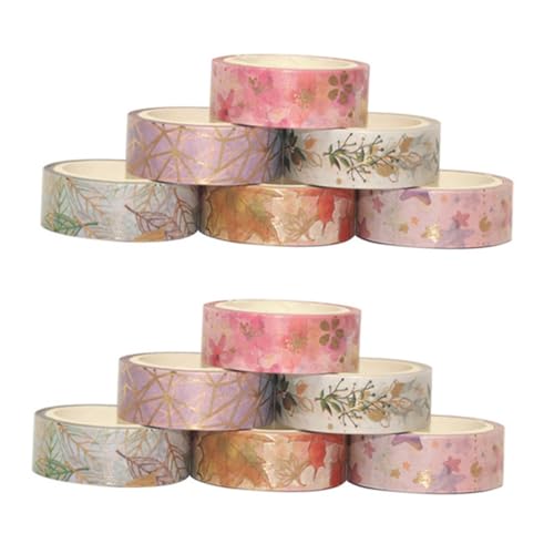 Beatifufu 12 Stück Teiliges Washi Tape Japanischer Stil Buntes DIY Klebeband aus Washi Papier Leicht Abreißbar Rückstandsfrei für Scrapbooking Geschenkverpackung und Bastelarbeiten Beatifufu 12 Stück Teiliges Washi Tape Japanischer Stil Buntes DIY Klebeband aus Washi Papier Leicht Abreißbar Rückstandsfrei für Scrapbooking Geschenkverpackung und Bastelarbeiten von Beatifufu