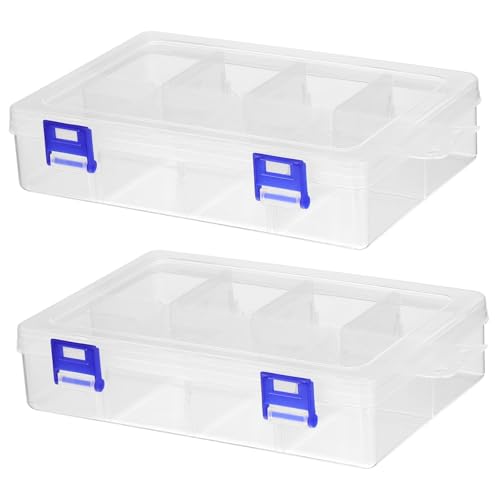Beatifufu 2 Stück Aufbewahrungsbox Aus Kunststoff Veranstalter Aufbewahrungsboxen Organisatoren Perlen Organisation Und Von Schmuck-Organizer Mit Erweiterbarer Schublade Pp Transparent von Beatifufu