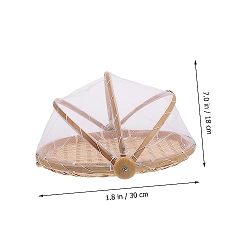 Beatifufu 2 Stück Geflochtener Aufbewahrungskorb mit Fliegenschutz Netz für Obst Gemüse Snacks Natürlicher Haushalt Korb Praktisch und Großvolumig für Küche und Restaurant Beatifufu 2 Stück Geflochtener Aufbewahrungskorb mit Fliegenschutz Netz für Obst Gemüse Snacks Natürlicher Haushalt Korb Praktisch und Großvolumig für Küche und Restaurant von Beatifufu