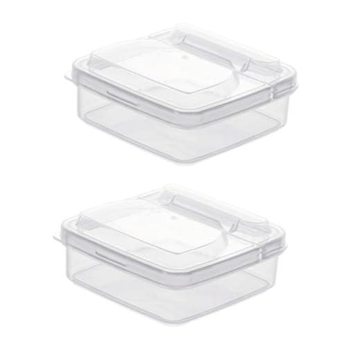 Beatifufu 2 Stück Klappbare Käsebox mit Transparentem Deckel Luftdichte Frischhaltedose für Scheibenkäse und Butter Langlebige Vorratsdose für Kühlschrank Robust und Leicht zu Reinigen für Beatifufu 2 Stück Klappbare Käsebox mit Transparentem Deckel Luftdichte Frischhaltedose für Scheibenkäse und Butter Langlebige Vorratsdose für Kühlschrank Robust und Leicht zu Reinigen für von Beatifufu