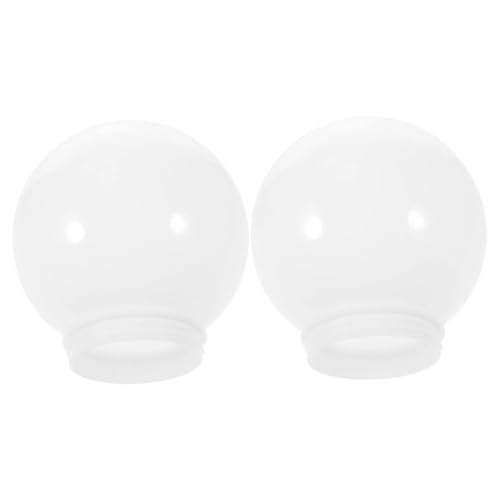 Beatifufu 2 Stück Kugel Lampenschirm Ersatz Lampenabdeckung Deckenlampe Hängelampe Wohnzimmer Küche Beleuchtung Teilig von Beatifufu