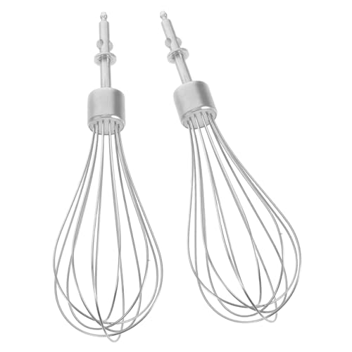 Beatifufu 2 Stück Rührbesen für Handmixer Ersatzaufsätze für Gleichmäßiges von Sahne und Eiern Universelles Design für Küchen und Bäckereien von Beatifufu