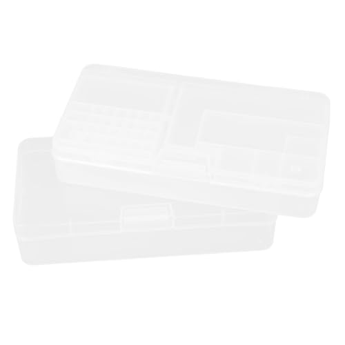 Beatifufu 2 Stück Teiliges Kunststoff Aufbewahrungsbox mit Fächern Stapelbar Langlebig aus Dickem PP Transparent zur Organisation von Kleinteilen Schrauben Perlen und Elektronischen Beatifufu 2 Stück Teiliges Kunststoff Aufbewahrungsbox mit Fächern Stapelbar Langlebig aus Dickem PP Transparent zur Organisation von Kleinteilen Schrauben Perlen und Elektronischen von Beatifufu